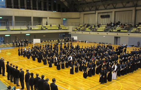 第46回北摂地区親善剣道大会開会式